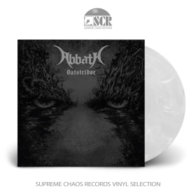 ABBATH · Outstrider | CLEAR/WHITE LP (Black Metal Vinyl)