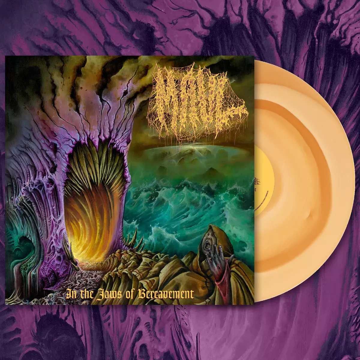MAUL · In the Jaws Of Bereavement | BONE/BEER LP (Death Metal Vinyl)