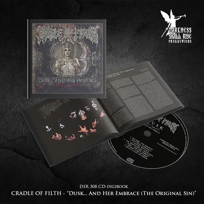 CRADLE OF FILTH · Dusk And Her Embrace (The Original Sin) | DIGIBOOK CD (Gothic Metal/Black Metal CDs)