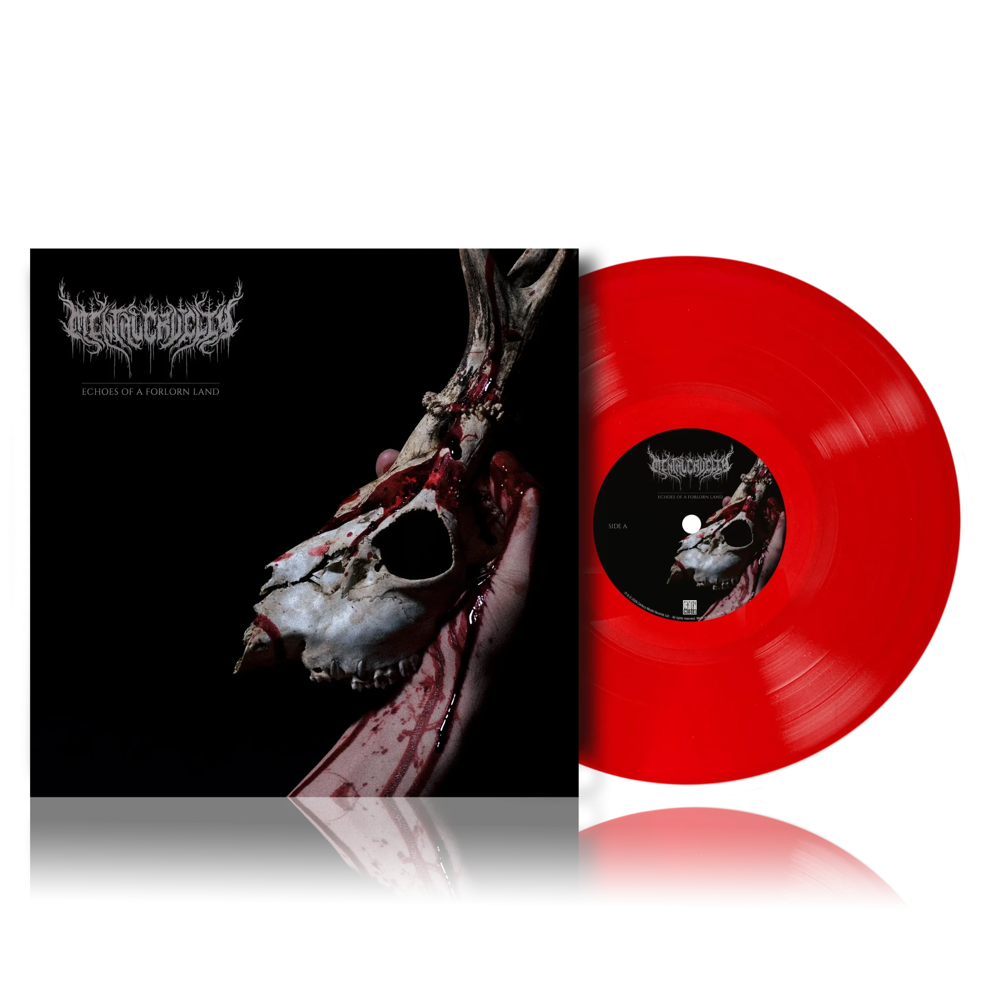 MENTAL CRUELTY - Echoes of a Forlorn Land [TRANSPERENT RED LP] (Death Metal Vinyl) · Bild 2