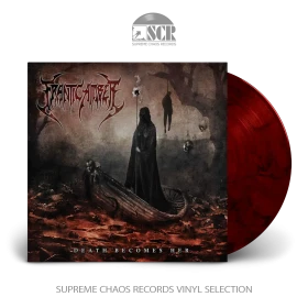 FRANTIC AMBER · Death Becomes Her | BLOOD RED LP (Heavy Metal/Hard Rock Vinyl)