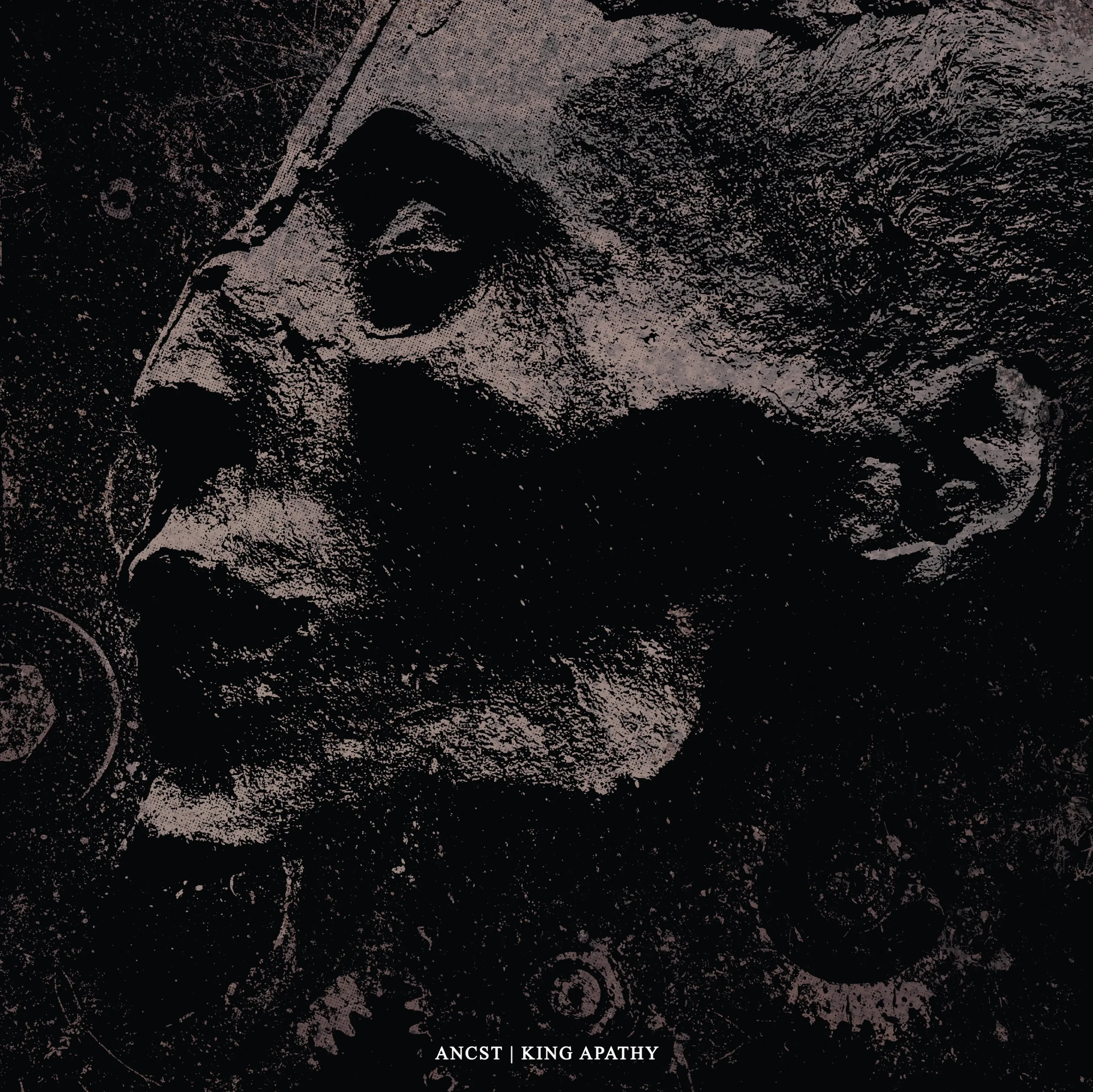 ANCST / KING APATHY · Split | WHITE LP (Black Metal Vinyl) · Bild 1
