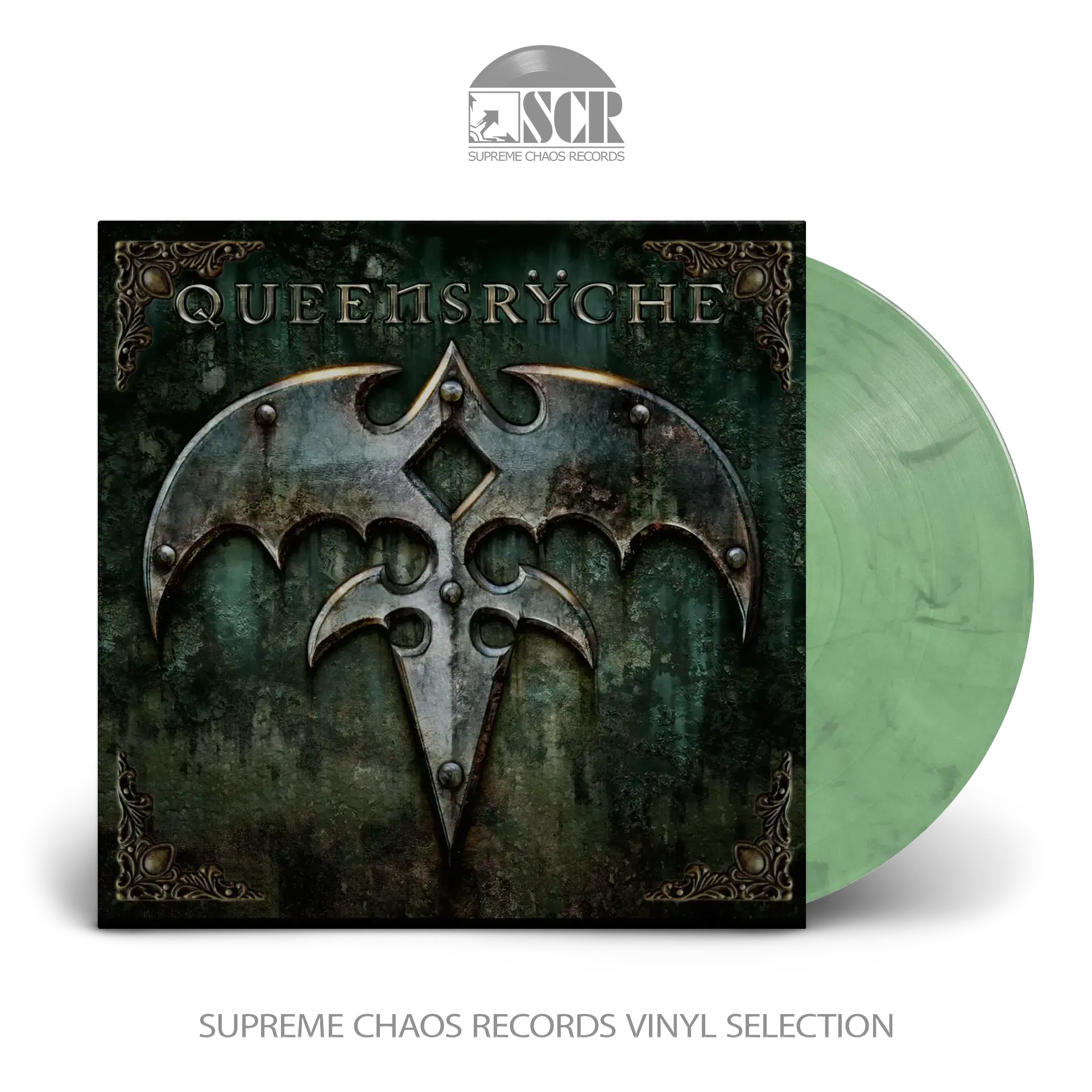 QUEENSRYCHE · Queensryche | GREEN/WHITE MARBLED LP (Progressive Metal/Progressive Rock Vinyl)