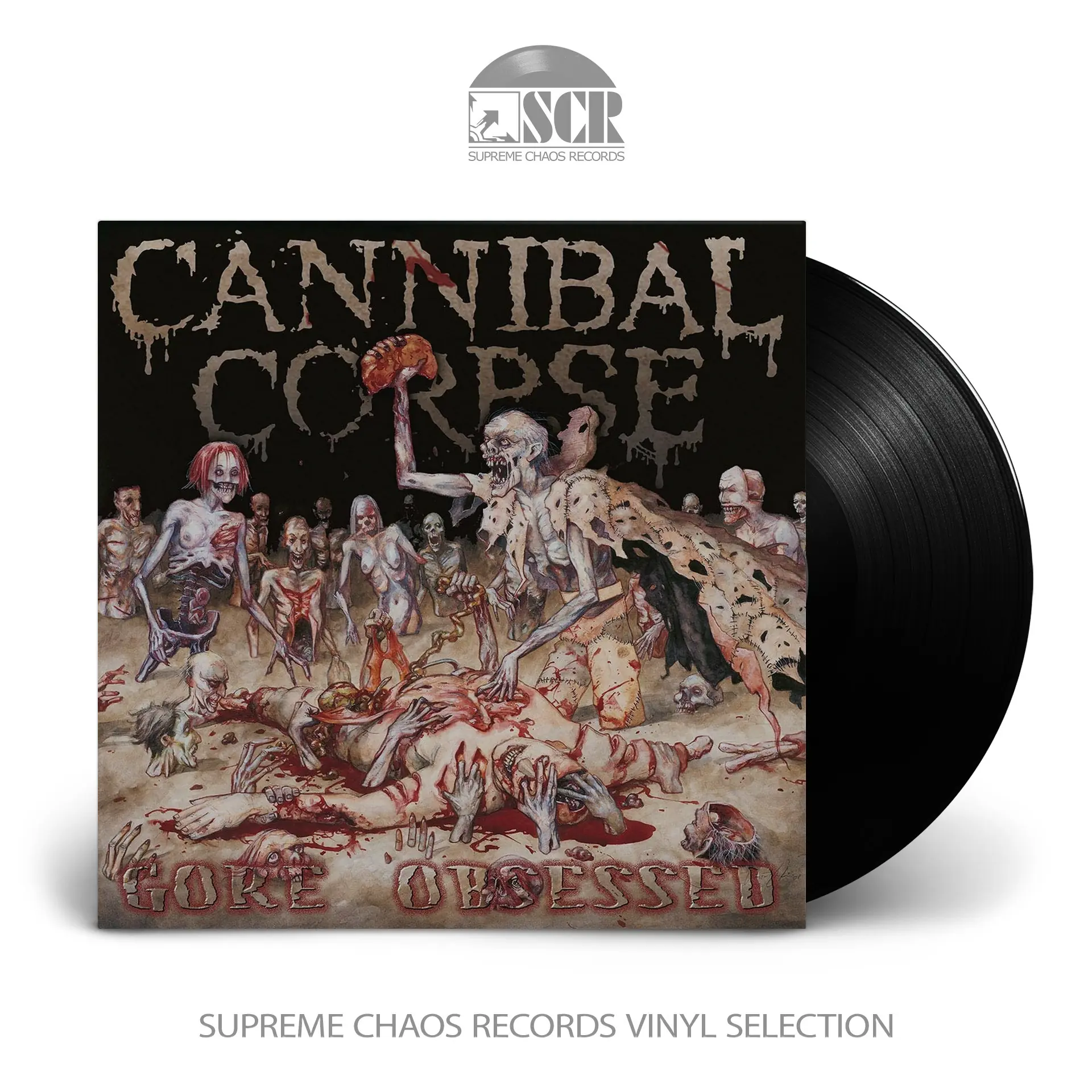 CANNIBAL CORPSE - Gore Obsessed · BLACK LP CANNIBAL CORPSE - Gore Obsessed · BLACK LP (Death Metal Vinyl)