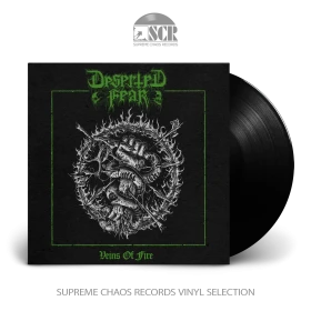 DESERTED FEAR · Veins Of Fire (B-Stock) | BLACK LP (Death Metal Vinyl)