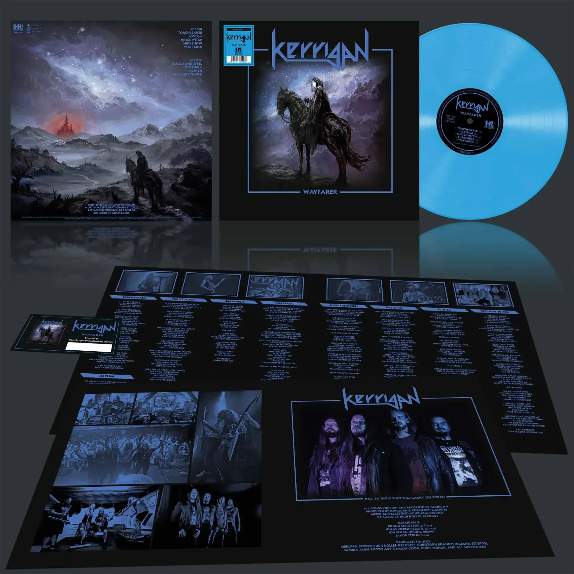KERRIGAN · Wayfarer | BLUE LP (Heavy Metal Vinyl) · Bild 2