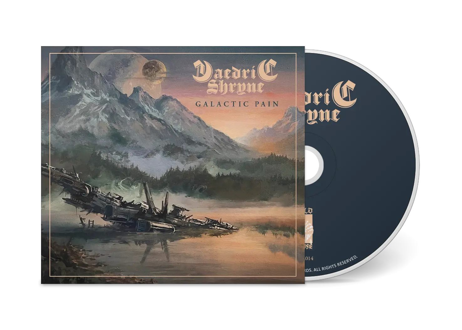DAEDRIC SHRYNE · Galactic Pain | DIGIPAK CD (Heavy Metal CDs)