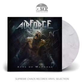 AIRFORCE · Acts Of Madness | WHITE BLACK MARBLED LP (Heavy Metal Vinyl)
