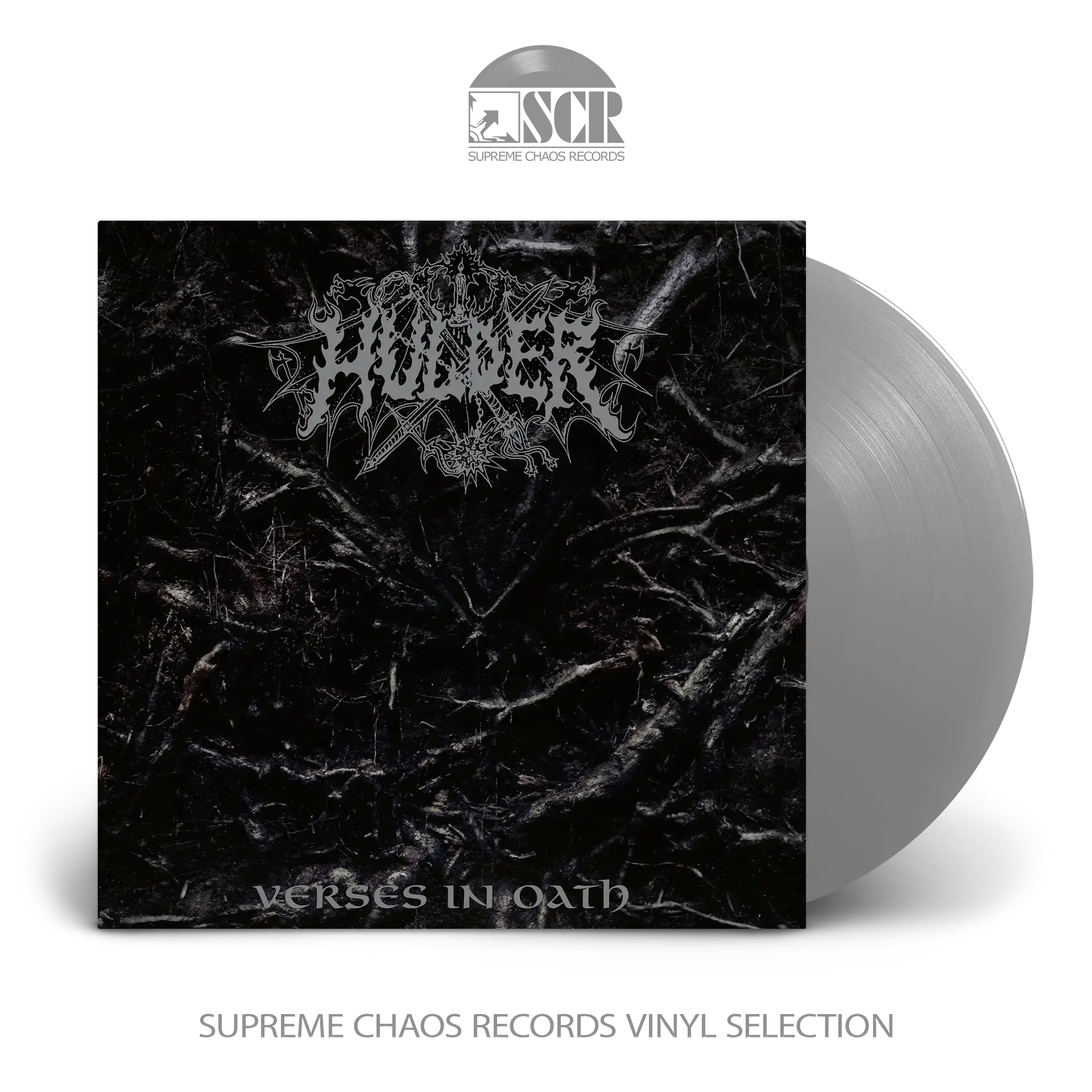 HULDER - Verses In Oath [SILVER LP] (Black Metal Vinyl)