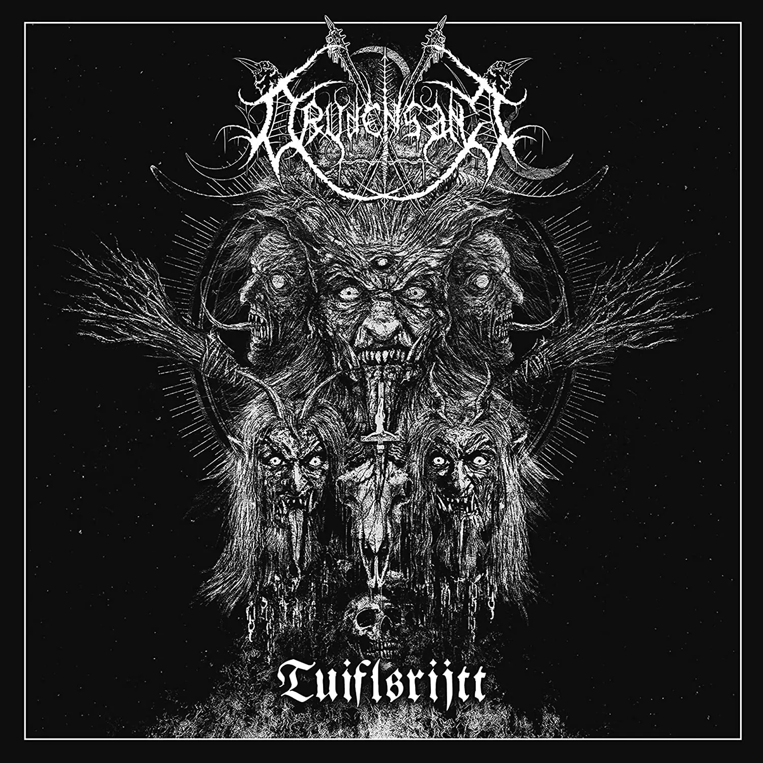 DRUDENSANG · Tuiflsrijtt | BLACK LP (Black Metal Vinyl) · Bild 1
