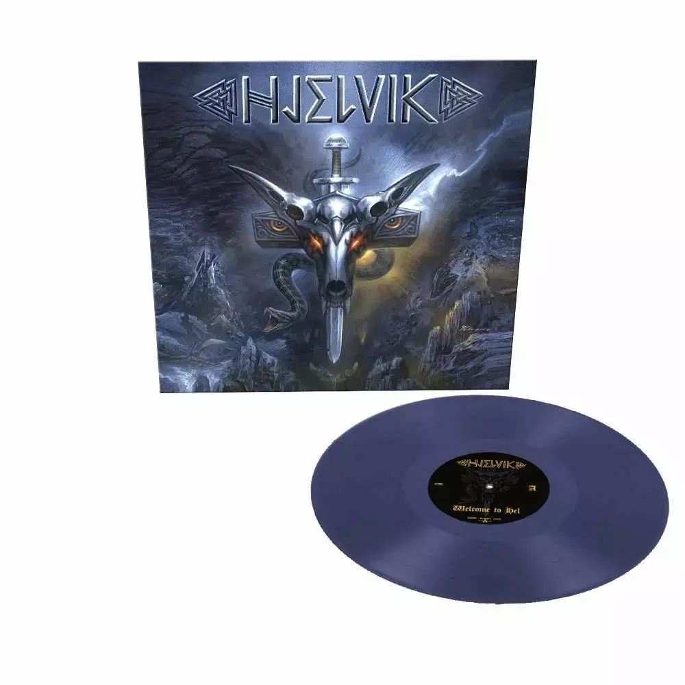 HJELVIK · Welcome to hel | FROST BITE BLUE LP (Heavy Metal Vinyl)