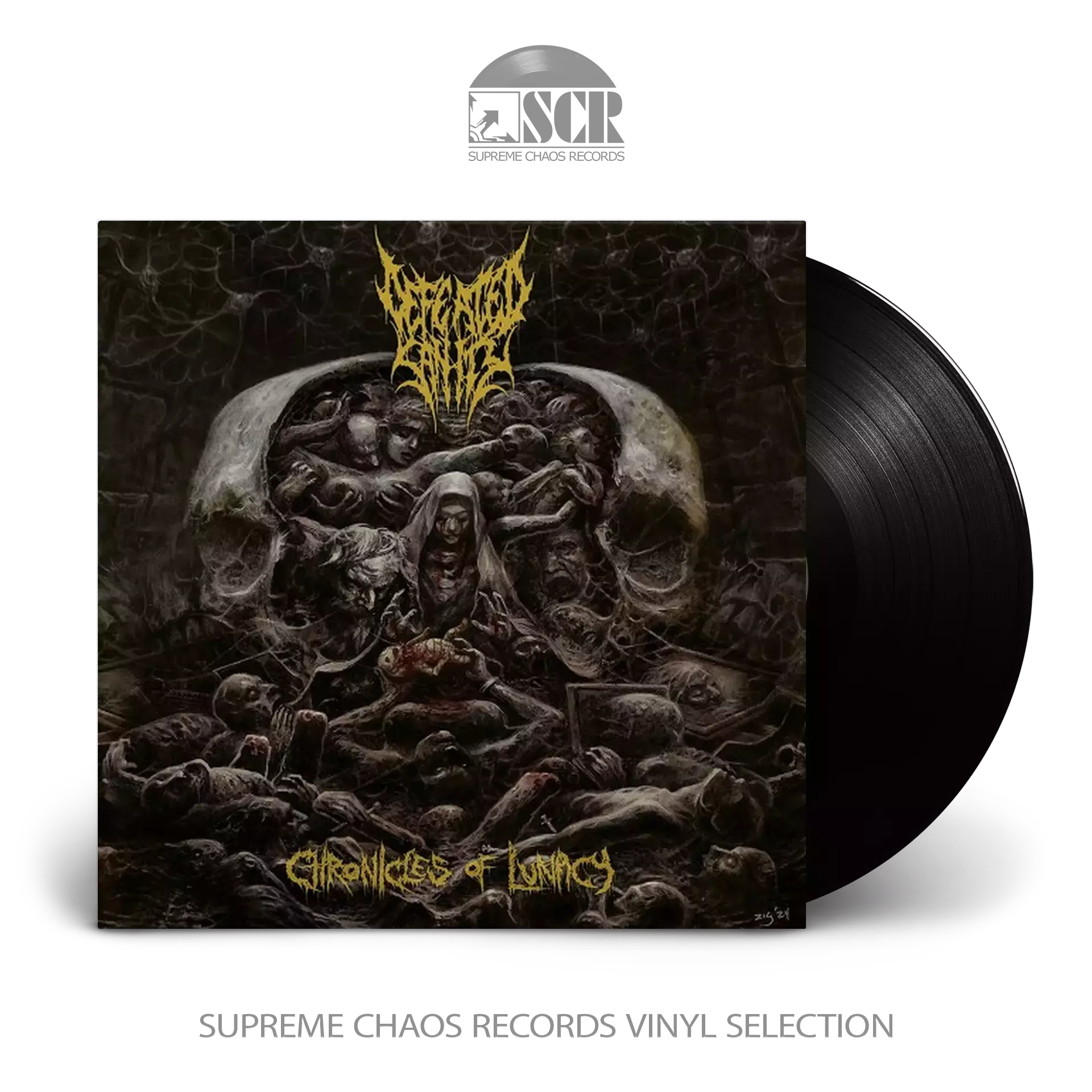 DEFEATED SANITY · Chronicles of Lunacy | BLACK LP (Death Metal/Grindcore Vinyl)
