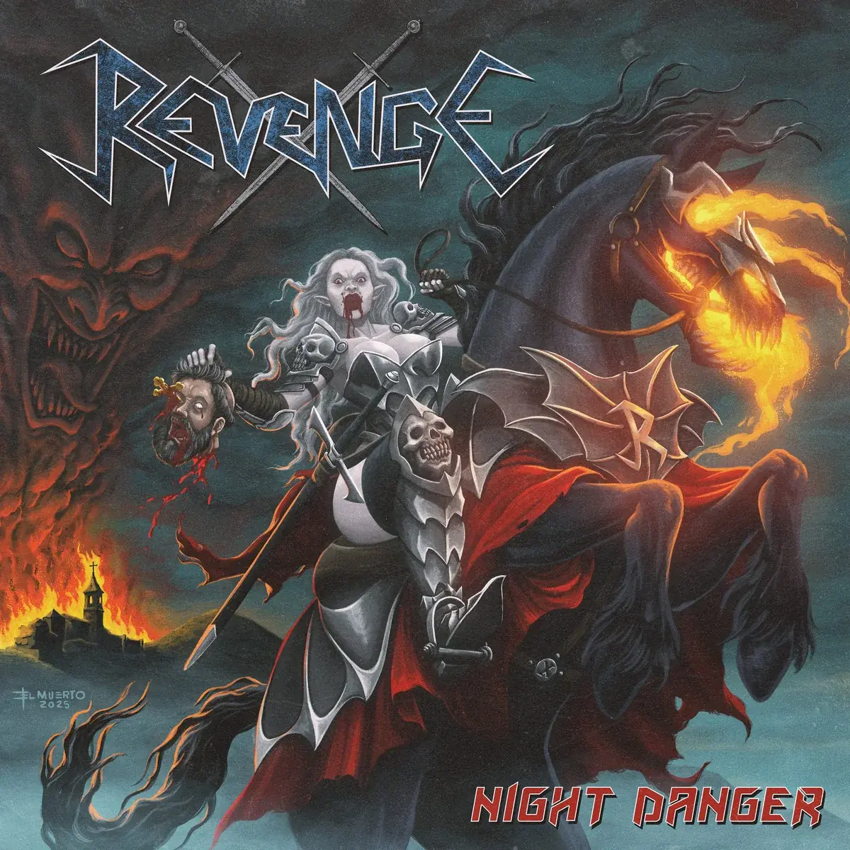 REVENGE · Night Danger | BLACK LP (Heavy Metal/Speed Metal Vinyl) · Bild 1