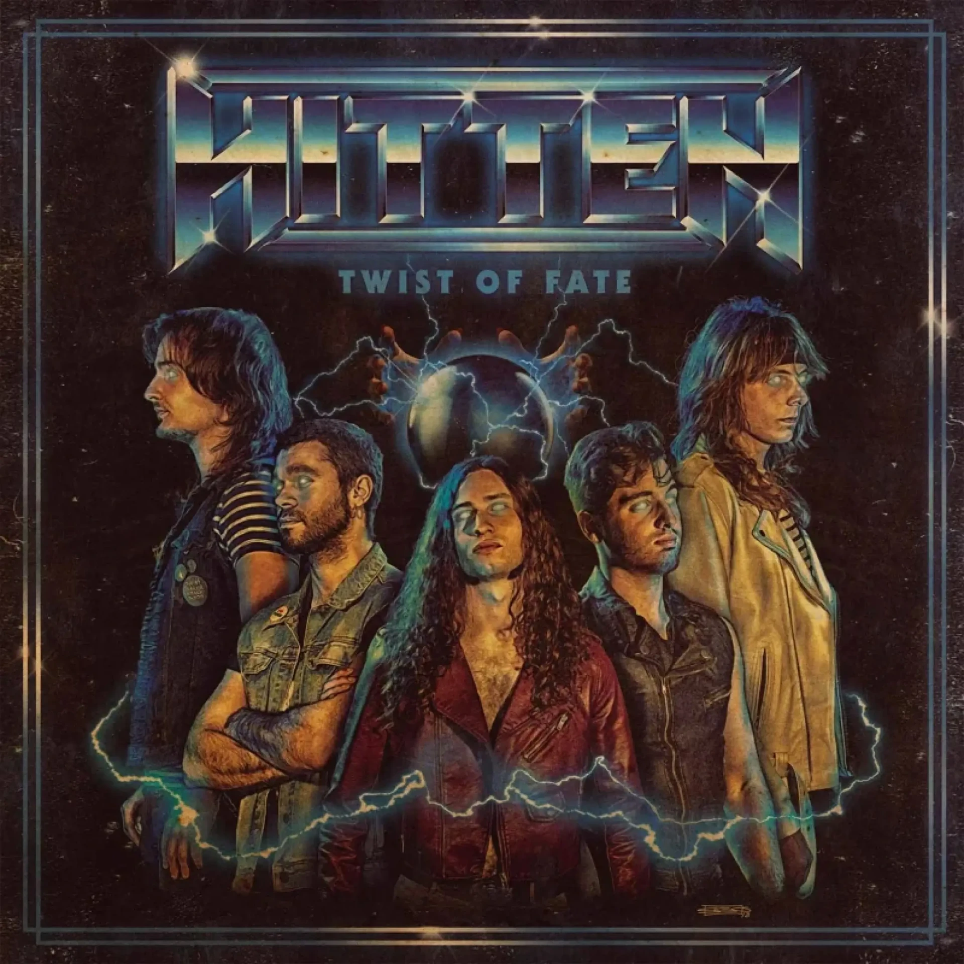 HITTEN - Twist Of Fate · BLACK LP (Heavy Metal Vinyl) · Bild 1