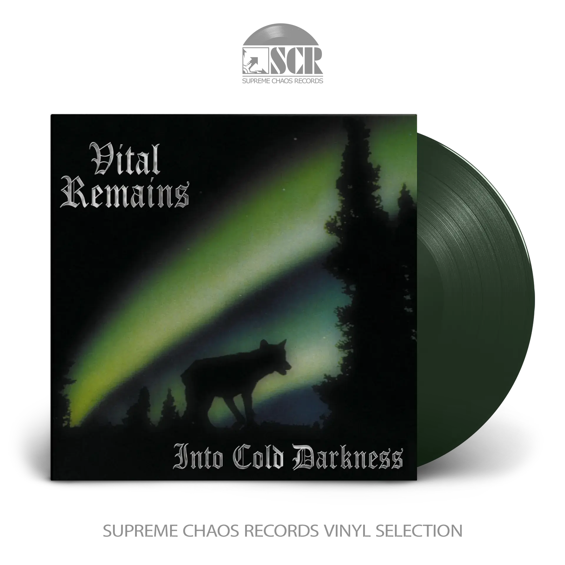VITAL REMAINS · Into Cold Darkness (30th Anniversary) | DARK GREEN LP (Death Metal Vinyl)