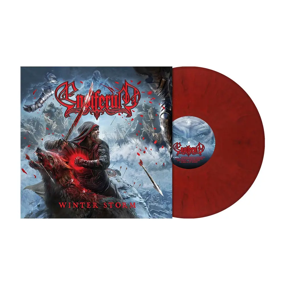 ENSIFERUM · Winter Storm | BLOOD RED MARBLED LP (Viking Metal Vinyl)