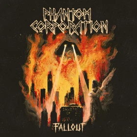 PHANTOM CORPORATION · Fallout | ORANGE/BLACK LP (Death Metal Vinyl) · Bild 1