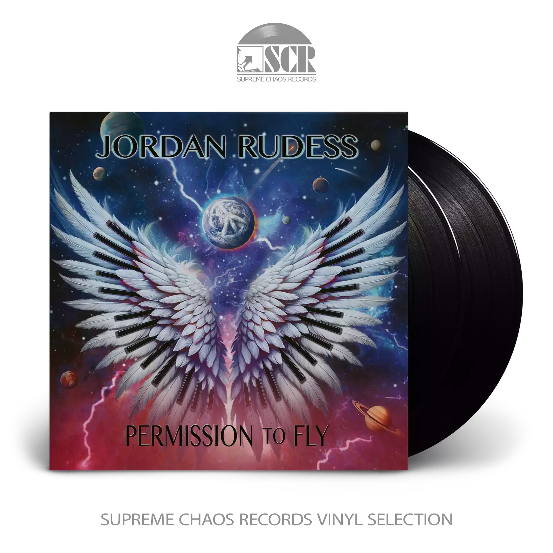 JORDAN RUDESS · Permission To Fly | BLACK DLP (Progressive Rock Vinyl)