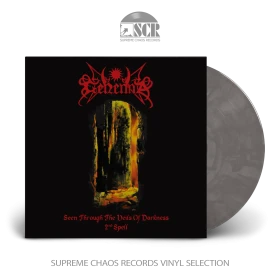 GEHENNA · Seen Through The Veils Of Darkness | TRANSPARENT/BLACK MARBLED LP (Black Metal Vinyl)