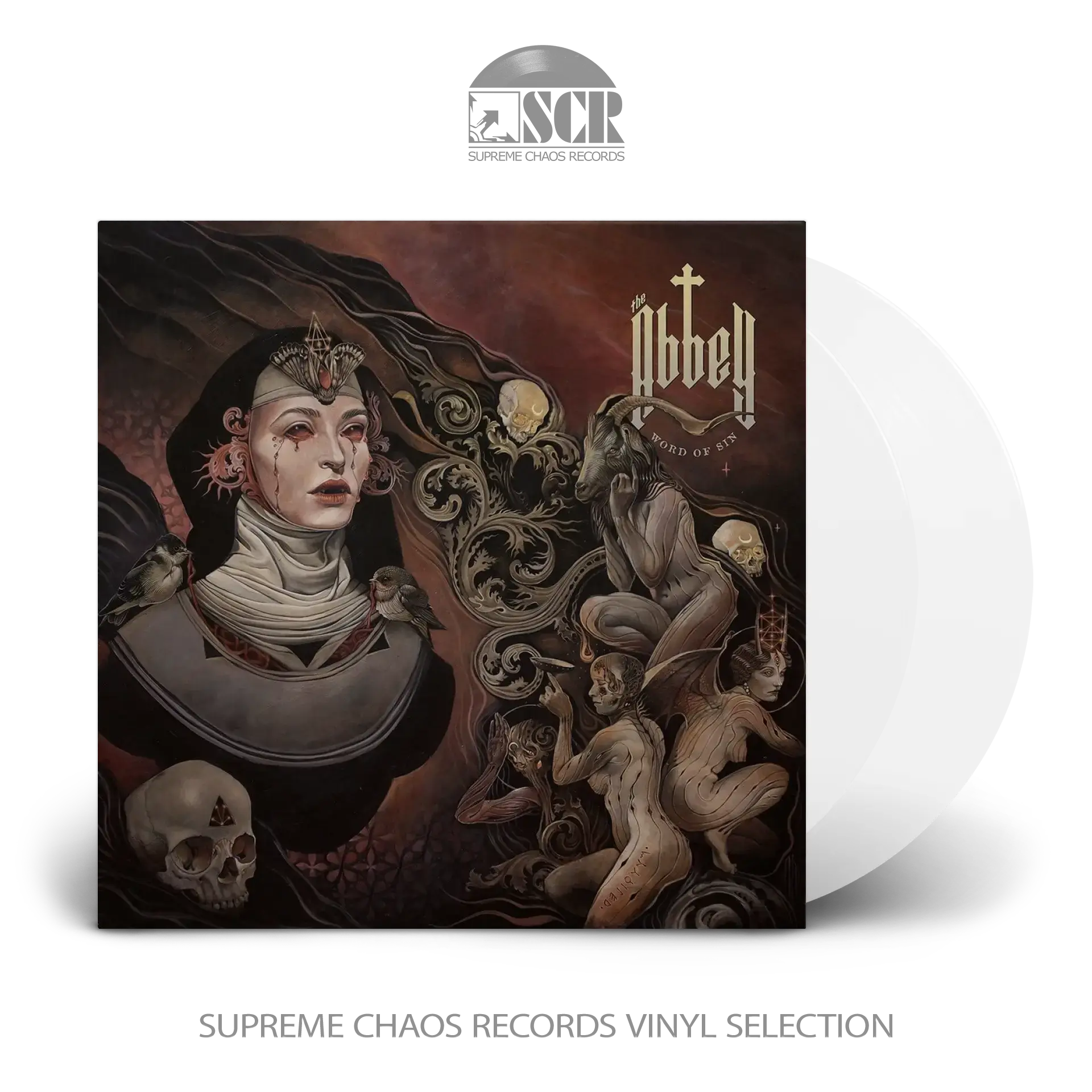 THE ABBEY · Word Of Sin | CRYSTAL CLEAR (Stoner Rock Vinyl)