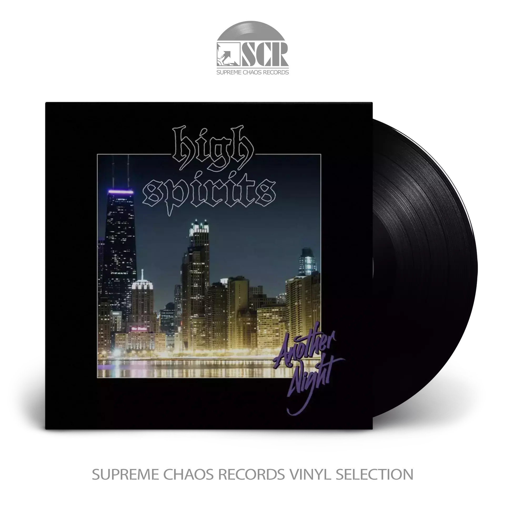 HIGH SPIRITS - Another Night · BLACK LP (Heavy Metal Vinyl)