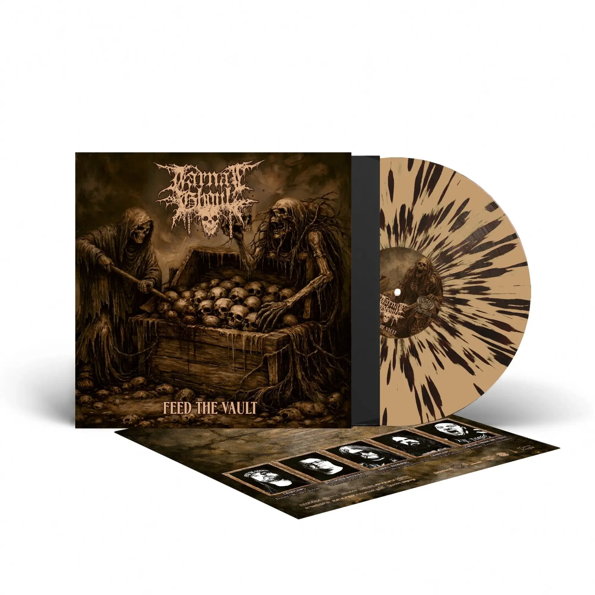 CARNAL GHOUL · Feed the Vault | SPLATTER LP (Death Metal Vinyl) · Bild 2