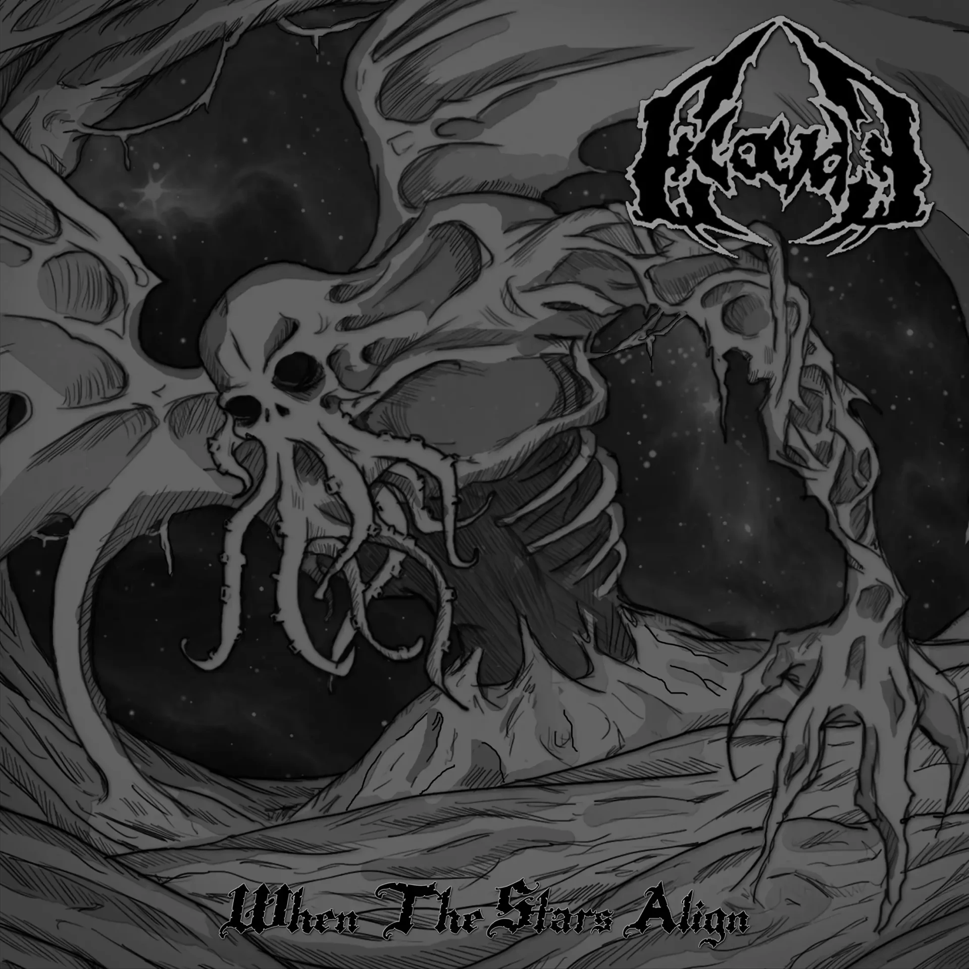 ECOCIDE - When The Stars Align · BLACK 7" EP (Death Metal Vinyl) · Bild 1