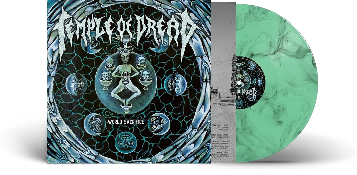 TEMPLE OF DREAD · World Sacrifice | GREEN/BLACK LP (Death Metal Vinyl) · Bild 2