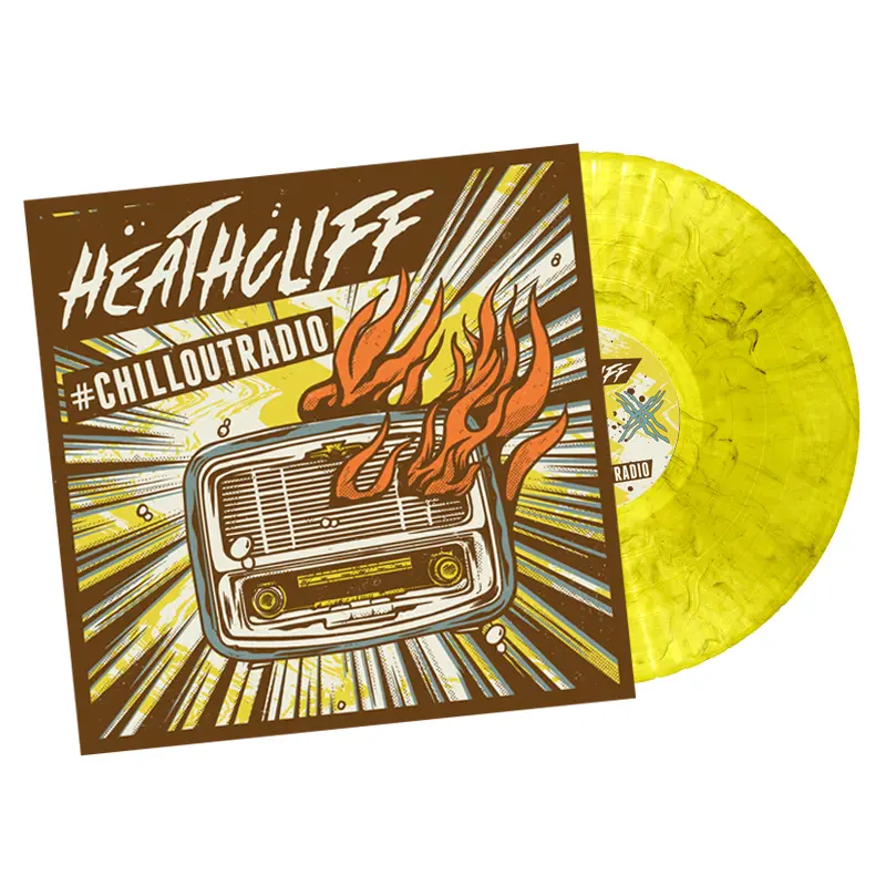 HEATHCLIFF · #chilloutradio | YELLOW TRANSPARENT MARBLED LP (Punk Rock Vinyl) · Bild 1
