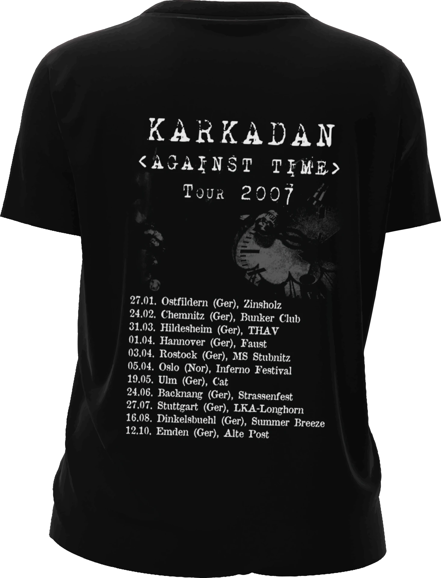 KARKADAN · Against Time Tour 2007 | GIRLIE (Death Metal/Progressive Metal/Black Metal/Heavy Me Clothes) · Bild 2