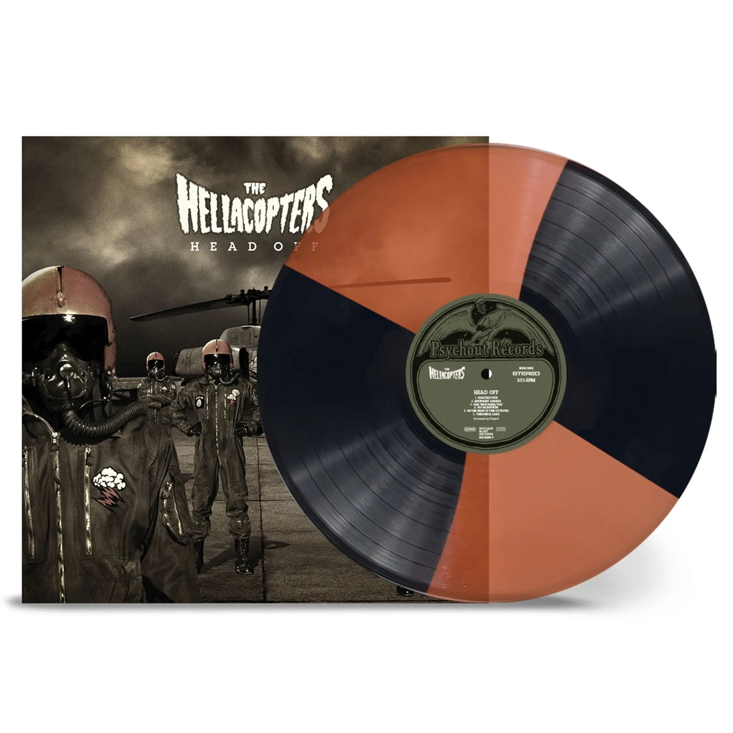 THE HELLACOPTERS · Head Off | ORANGE/BLACK LP (Hard Rock Vinyl)