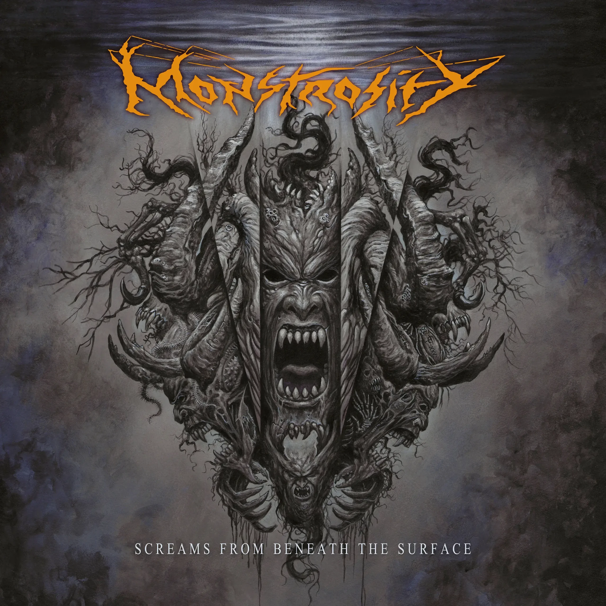 MONSTROSITY - Screams From Beneath The Surface · BLACK LP (Death Metal Vinyl) · Bild 1