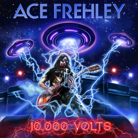 ACE FREHLEY · 10.000 Volts | EDGE ONLY SPLATTER - METAL GYM LOCKER RED SPLATTER LP (Heavy Metal Vinyl) · Bild 1