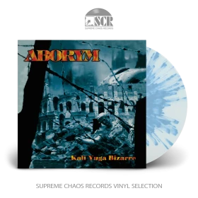 ABORYM · Kali Yuga Bizarre | CLEAR/BLUE SPLATTER LP (Black Metal/Industrial Metal Vinyl)