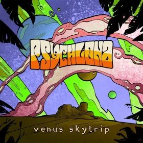 PSYCHLONA · Venus Skytrip | PURPLE MARBLED LP (Desert Rock Vinyl) · Bild 1