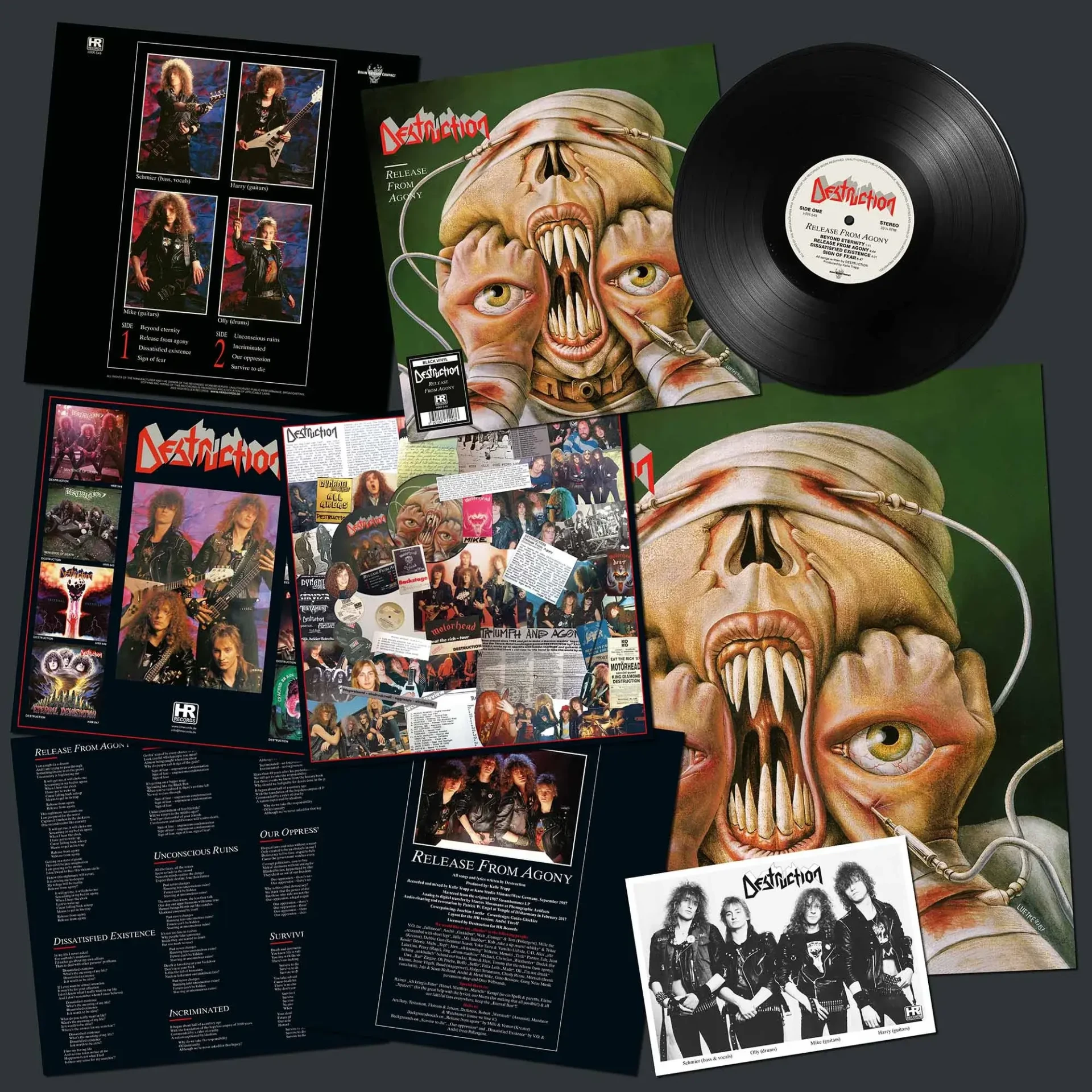 DESTRUCTION · Release From Agony (Re-Release 2022) | BLACK LP (Thrash Metal Vinyl) · Bild 3