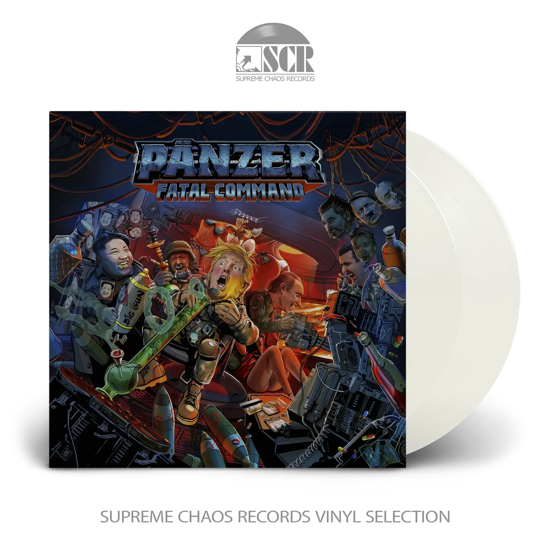 PÄNZER · Fatal Command | CLEAR 2LP (Thrash Metal Vinyl)