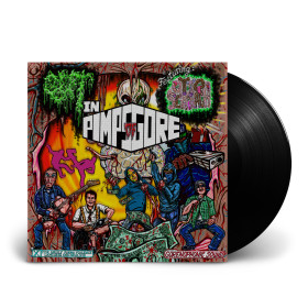 GUT · Pimps of Gore | BLACK 7" EP (Grindcore/Electronic Vinyl)