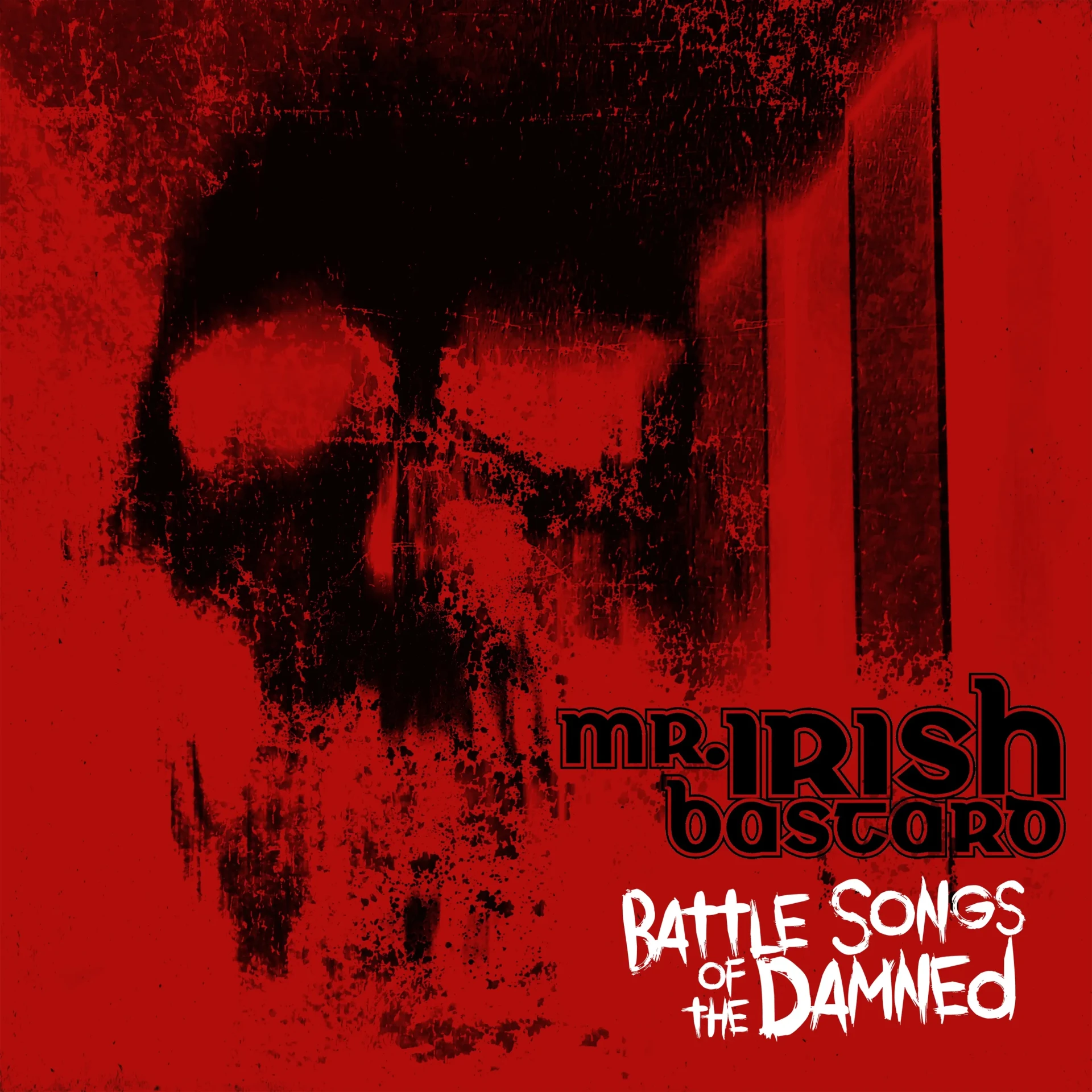 MR. IRISH BASTARD · Battle Songs Of The Damned | TRANSPARENT RED LP (Alternative Rock Vinyl) · Bild 1