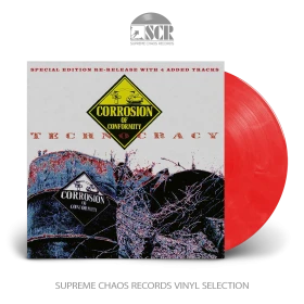 CORROSION OF CONFORMITY · Technocracy [RED/WHITE] | LP (Hardcore/Sludge Vinyl)