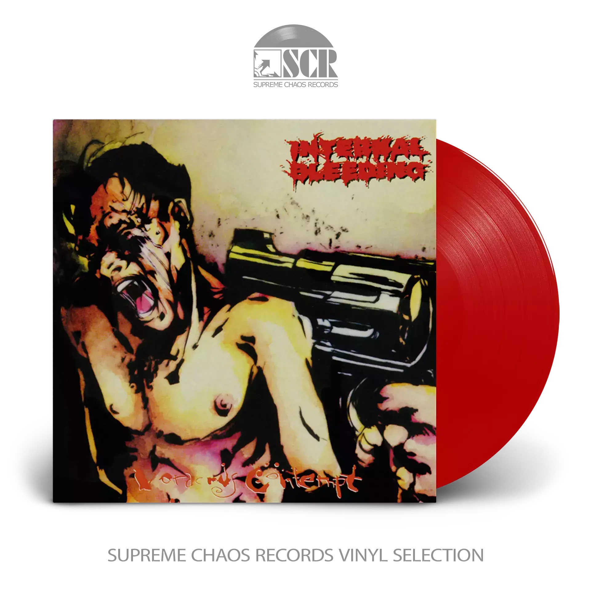 INTERNAL BLEEDING - Voracious Contempt · RED LP INTERNAL BLEEDING - Voracious Contempt · RED LP (Brutal Death Metal Vinyl)