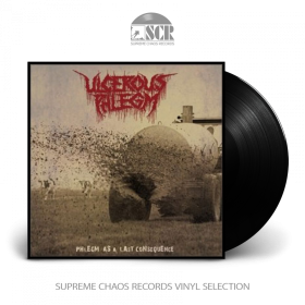 ULCEROUS PHLEGM · Phlegm As A Last Consequence | BLACK LP (Death Metal/Grindcore Vinyl)