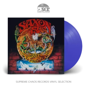 SAXON · Forever Free | TRANSPARENT BLUE LP (Heavy Metal Vinyl)