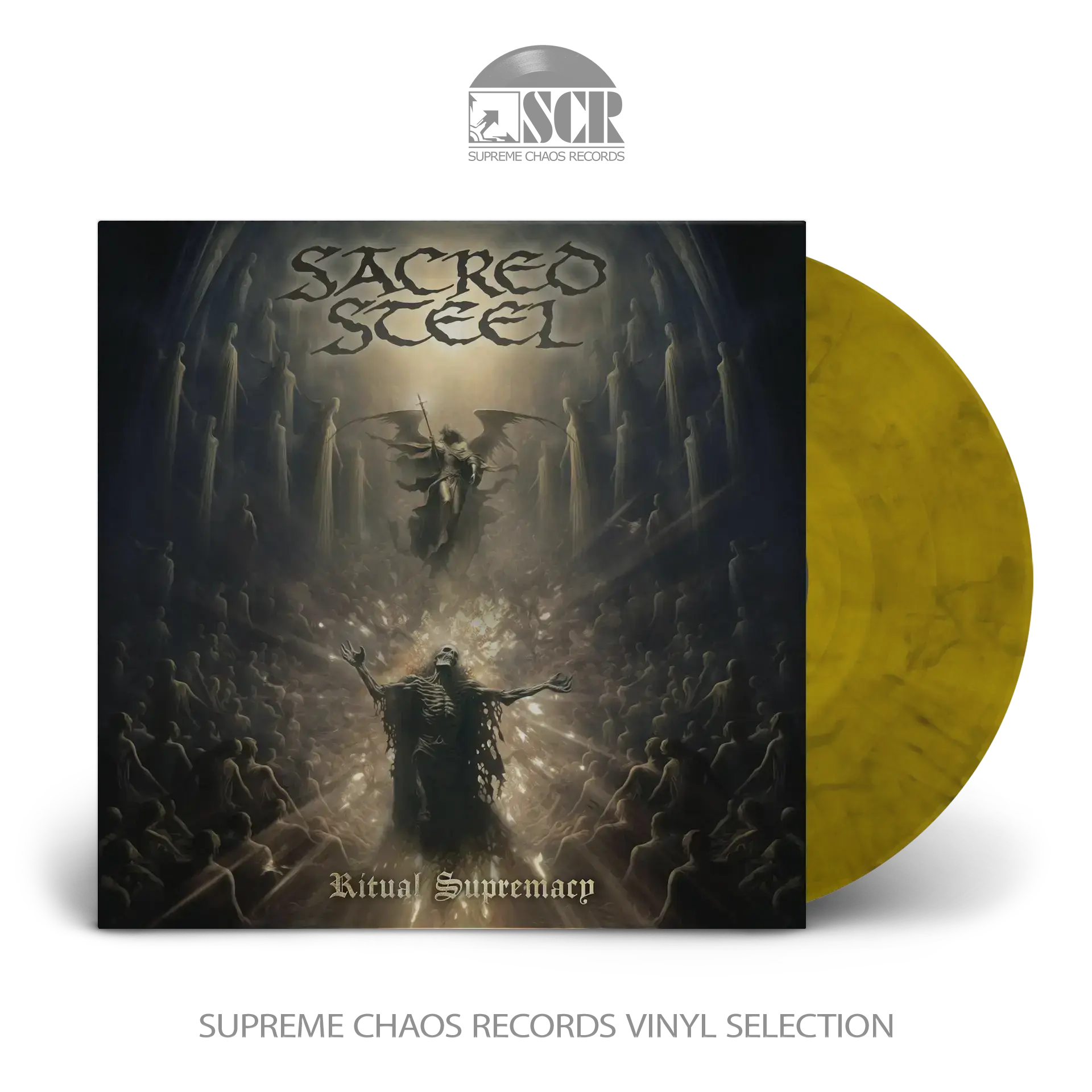 SACRED STEEL · Ritual Supremacy (B-Stock) | MARBLED LP (Heavy Metal Vinyl)