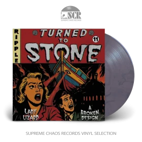 TURNED TO STONE · Chapter 11 - Lady Lizard &amp; A Broken Design | SPLATTER LP (Heavy Rock Vinyl)