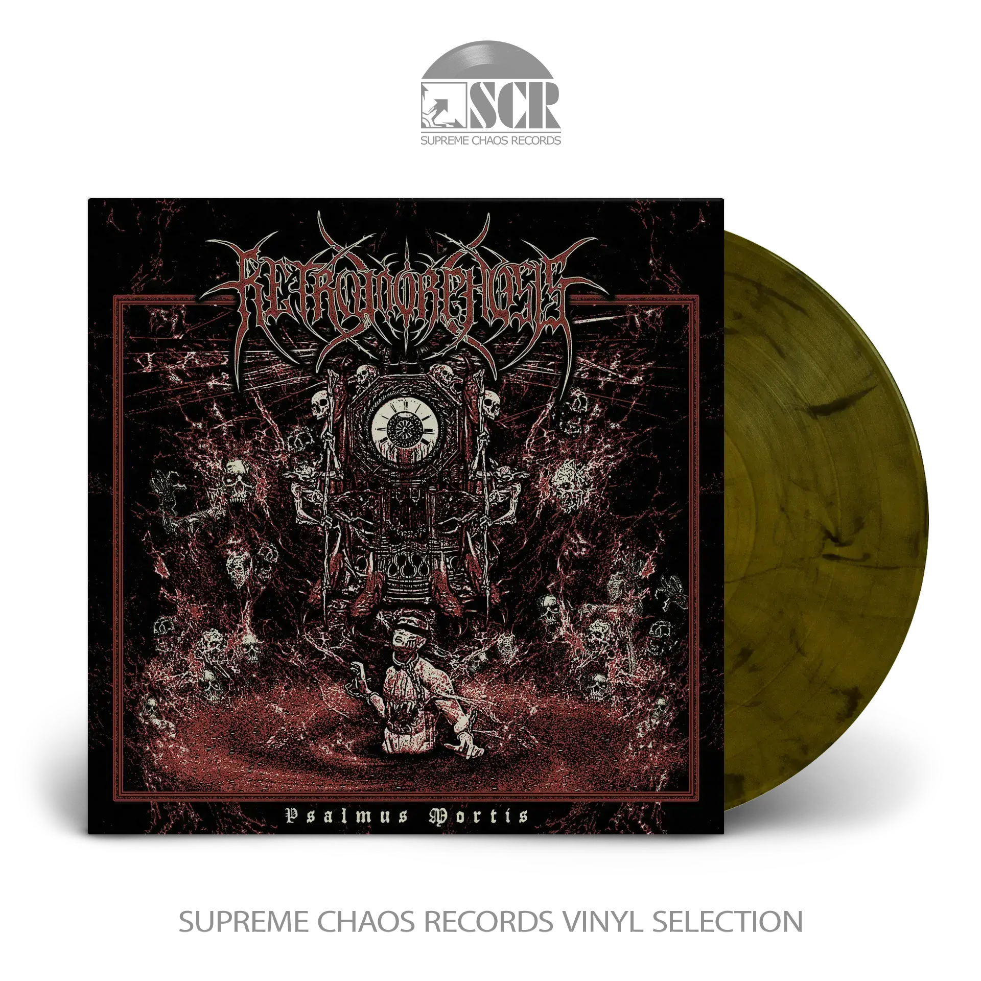 RETROMORPHOSIS - Psalmus Mortis · LIME/BLACK MARBLED LP RETROMORPHOSIS - Psalmus Mortis · LIME/BLACK MARBLED LP (Death Metal/Progressive Metal/Technical Death Meta Vinyl)