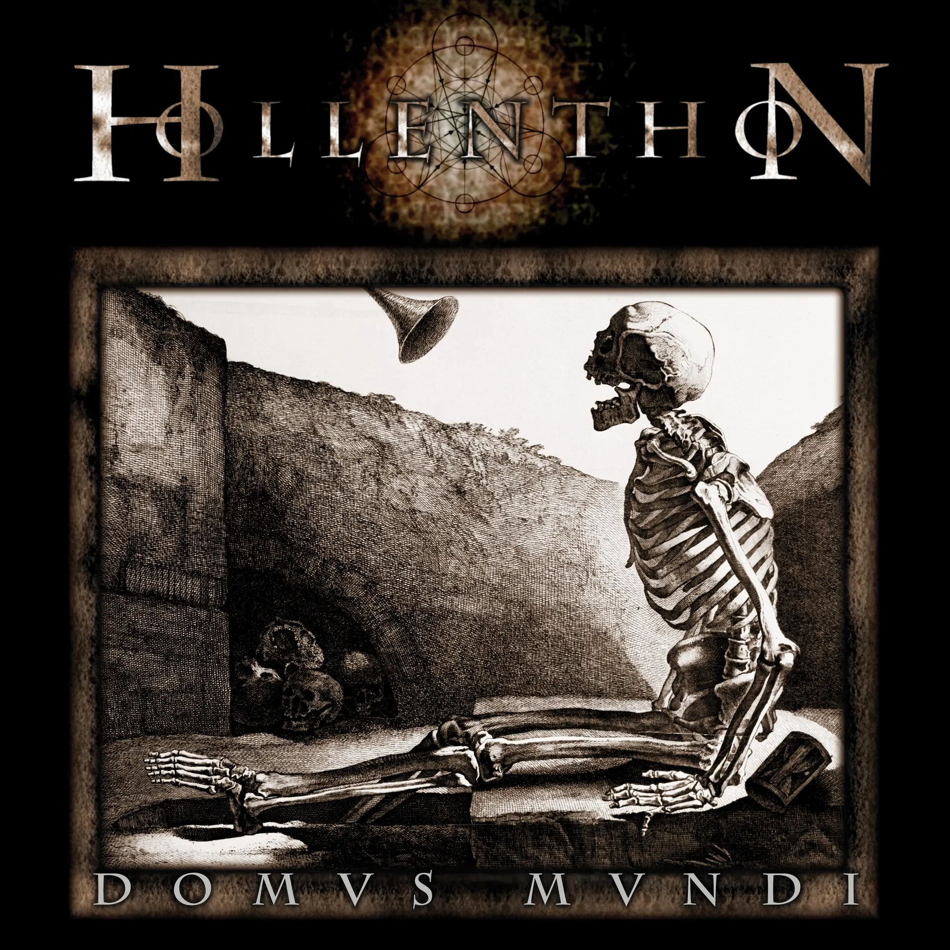 HOLLENTHON - Domus Mundi · GREY/BLACK MARBLED LP (Death Metal Vinyl) · Bild 1