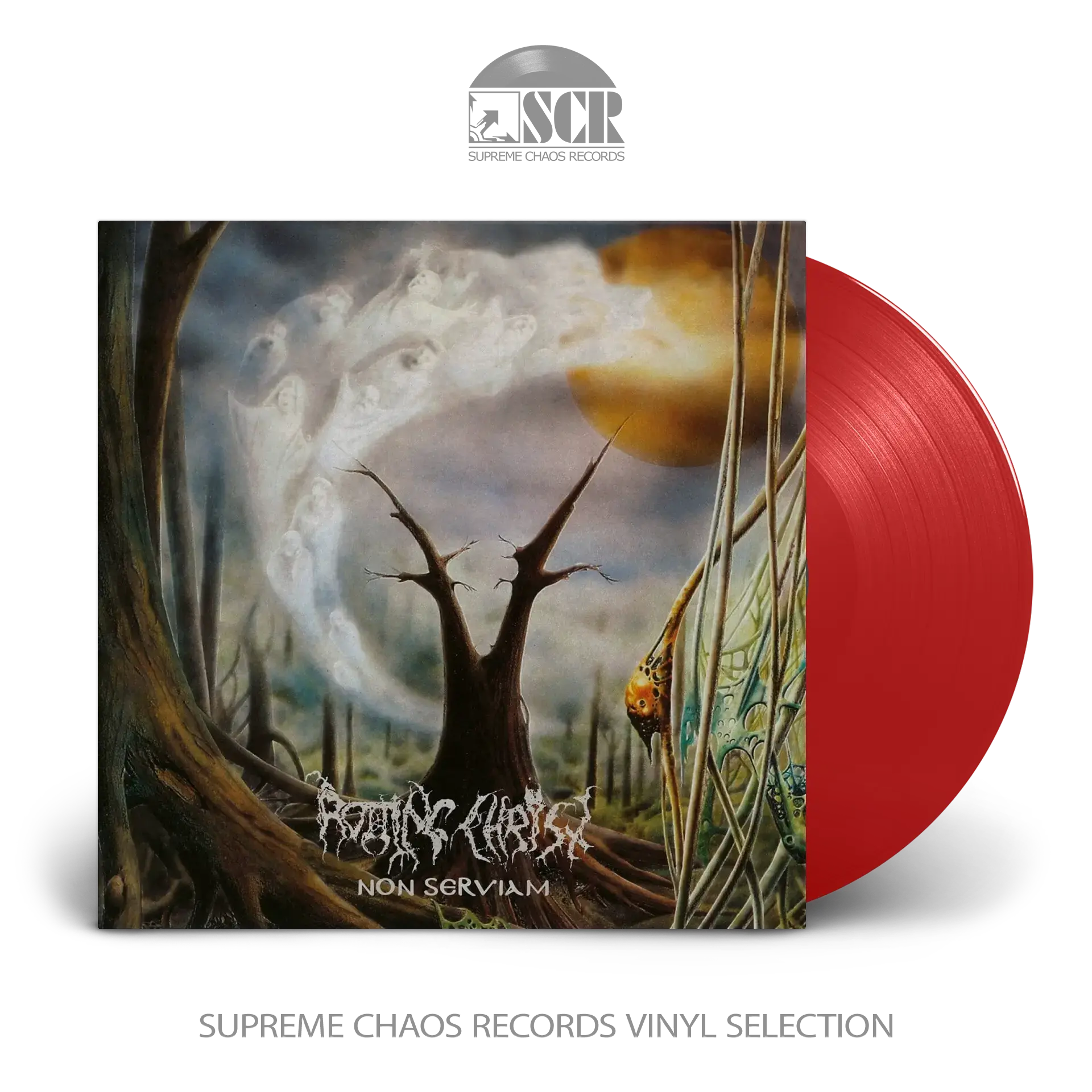 ROTTING CHRIST · Non Serviam | TRANSPARENT RED LP (Black Metal/Death Metal Vinyl)