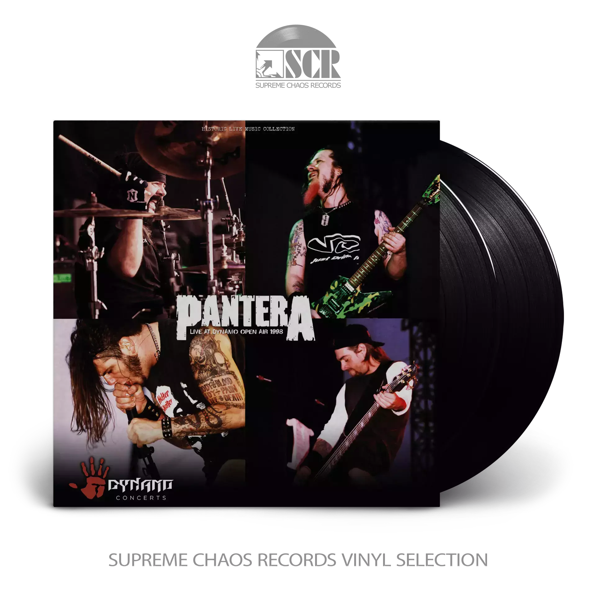 PANTERA - Live At Dynamo Open Air 1998 · BLACK DLP (Groove Metal Vinyl)