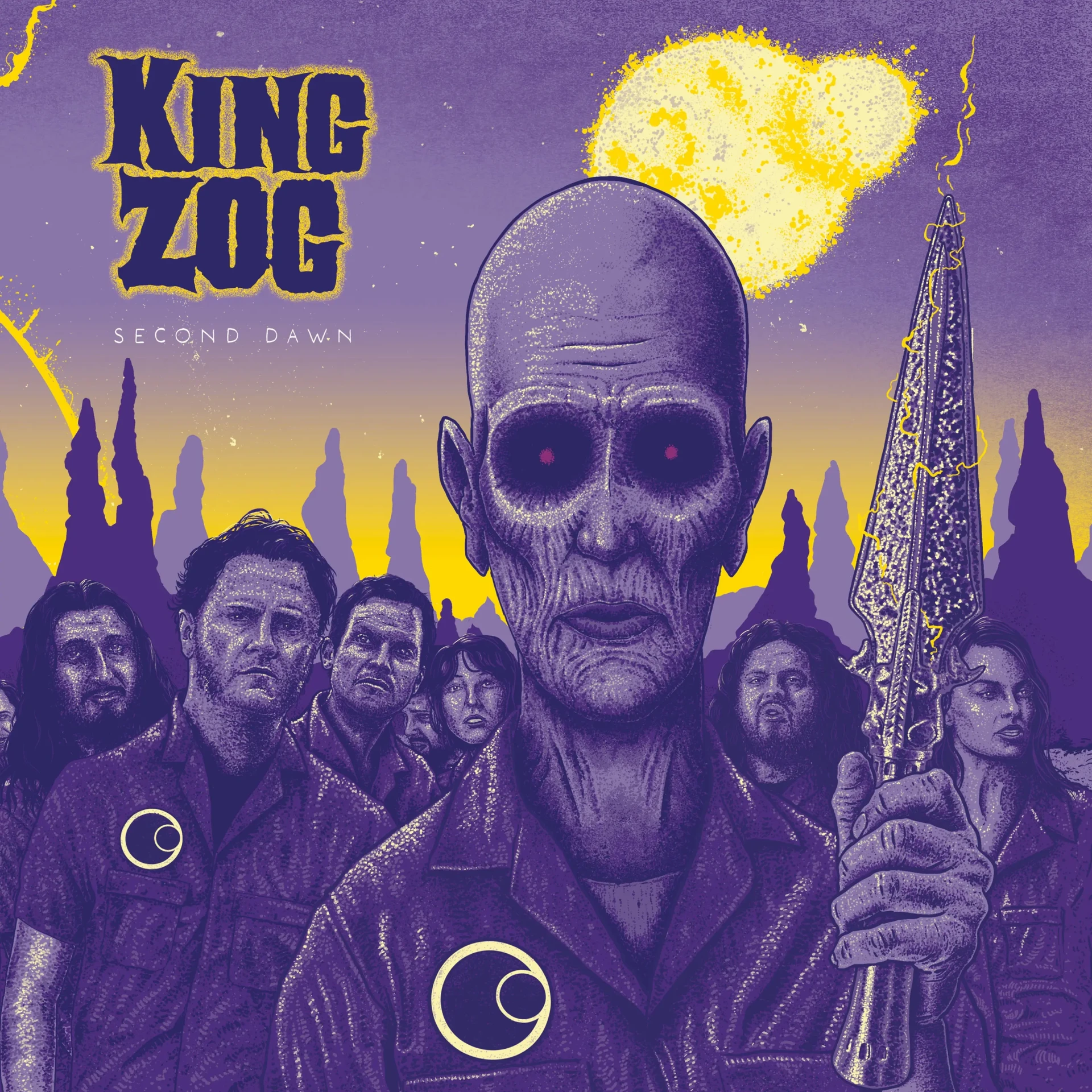 KING ZOG · Second Dawn | YELLOW LP (Doom Metal Vinyl) · Bild 1